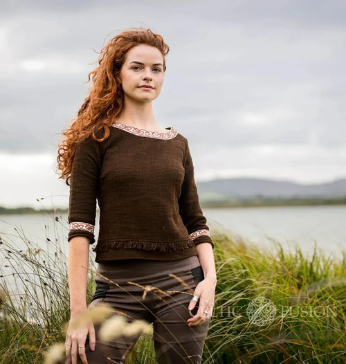 Celtic Fusion Design, Irish-designed folklore-inspired clothing created with a focus on sustainability, natural textures, and
