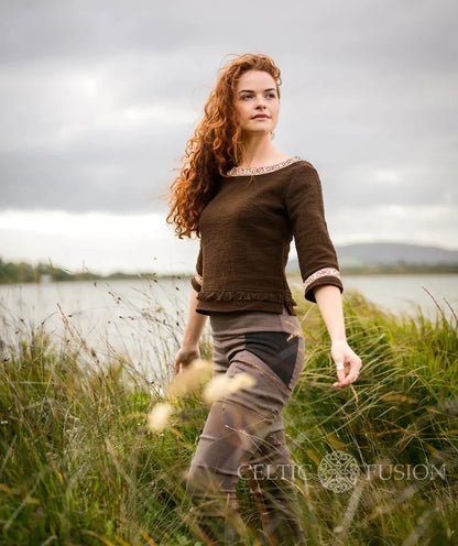 Celtic Fusion Design, Irish-designed folklore-inspired clothing created with a focus on sustainability, natural textures, and