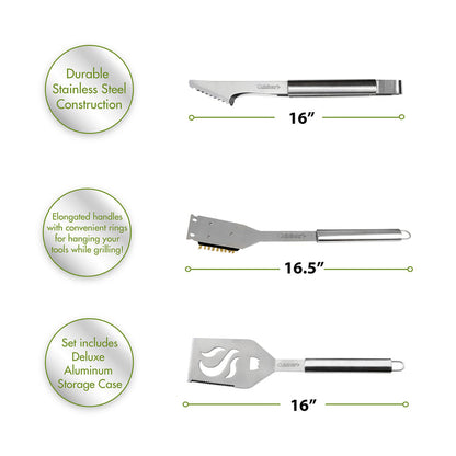 Cuisinart Outdoors® 14 Piece Deluxe Grill Tool Set