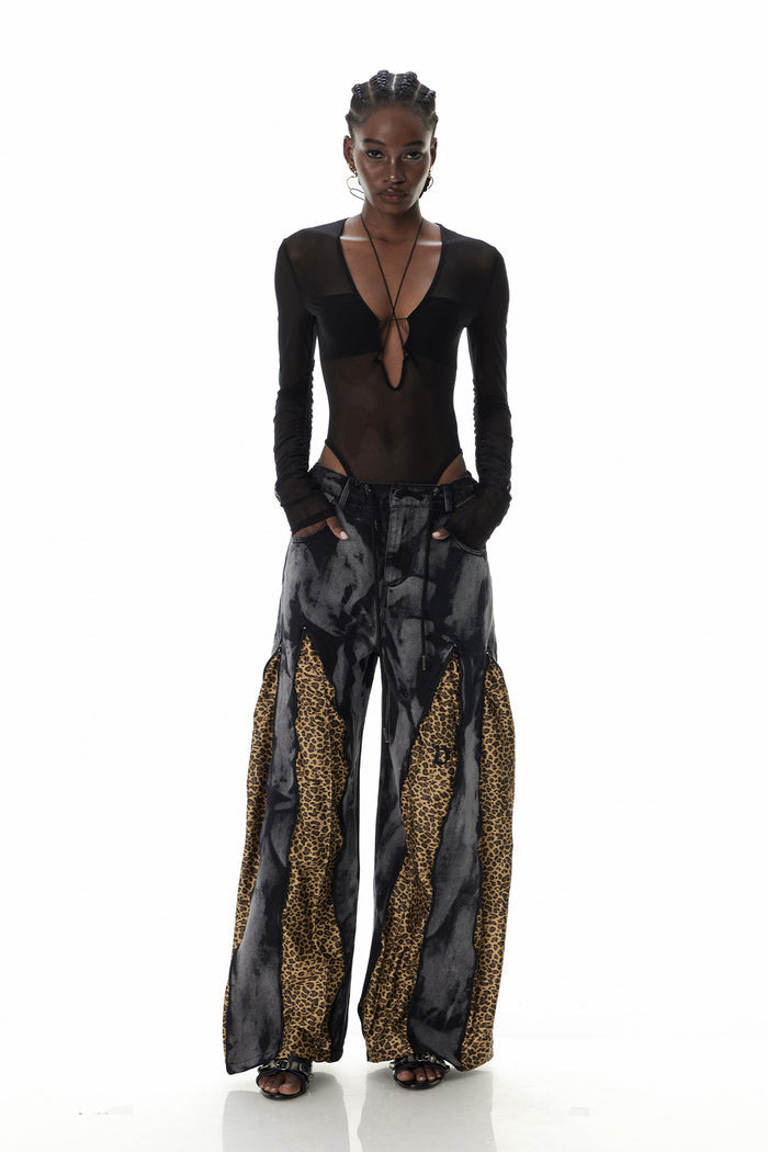 Curly Plunge Bodysuit