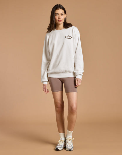 Daily Relaxed Fit Crew in Warm White