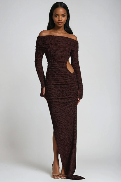 danica-cutout-high-split-ruch-maxi-dress