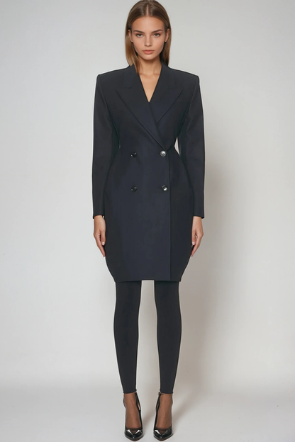 Darshan Lapel Double Breasted Blazer