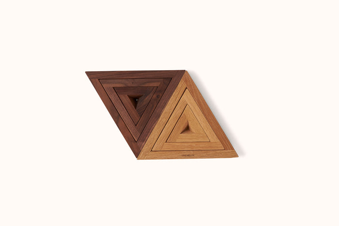 DAVID MELLOR OAK TRIPLE TRIVET SET