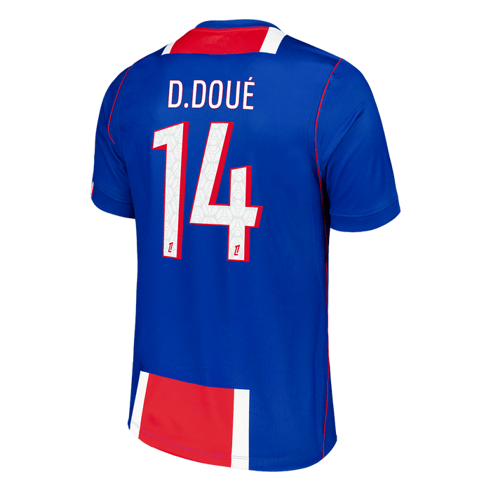 D.DOUé #14 PSG Home Soccer Jersey 2026/27