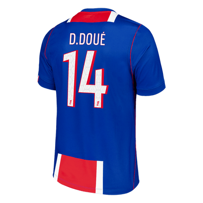 D.DOUé #14 PSG Home Soccer Jersey 2026/27