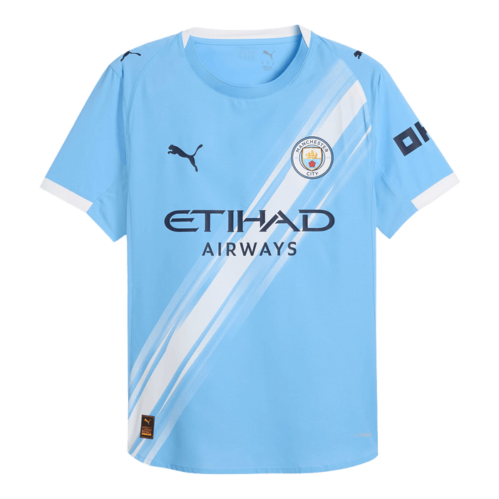 DE BRUYNE #17 Authentic Manchester City Home Soccer Jersey 2025/26 Blue