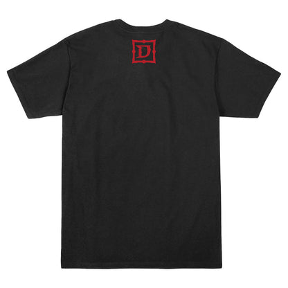 Diablo Cute But Deadly T-Shirt - Back View Black Version