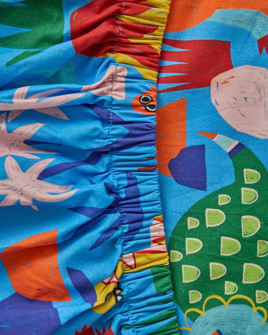 Dinosaur Roar Organic Cotton Baby Fitted Sheet
