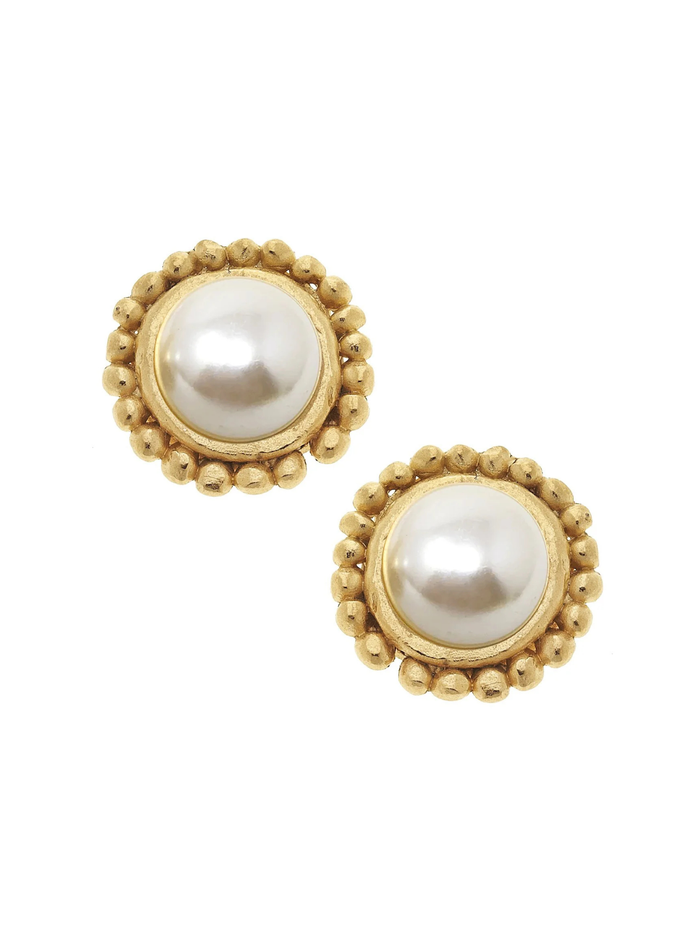 Dotted Pearl Earrings