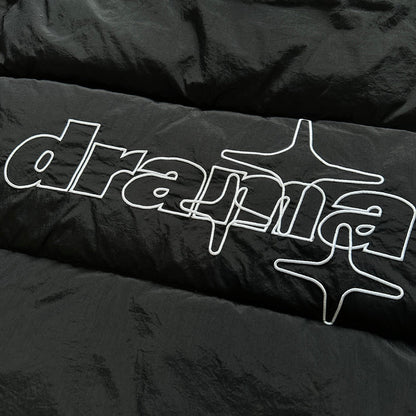 Drama Call Detachable Puffer Black
