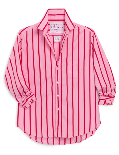 EILEEN Pink and Red Stripe, Italian Superluxe