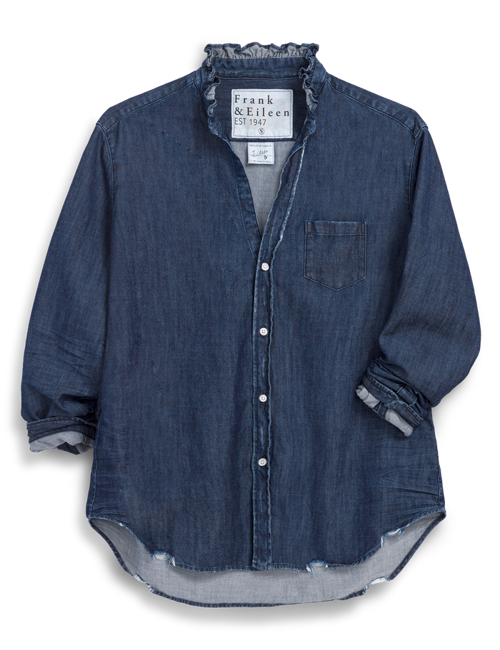 EILEEN RUFFLE Vintage Dark Indigo Wash, Famous Denim