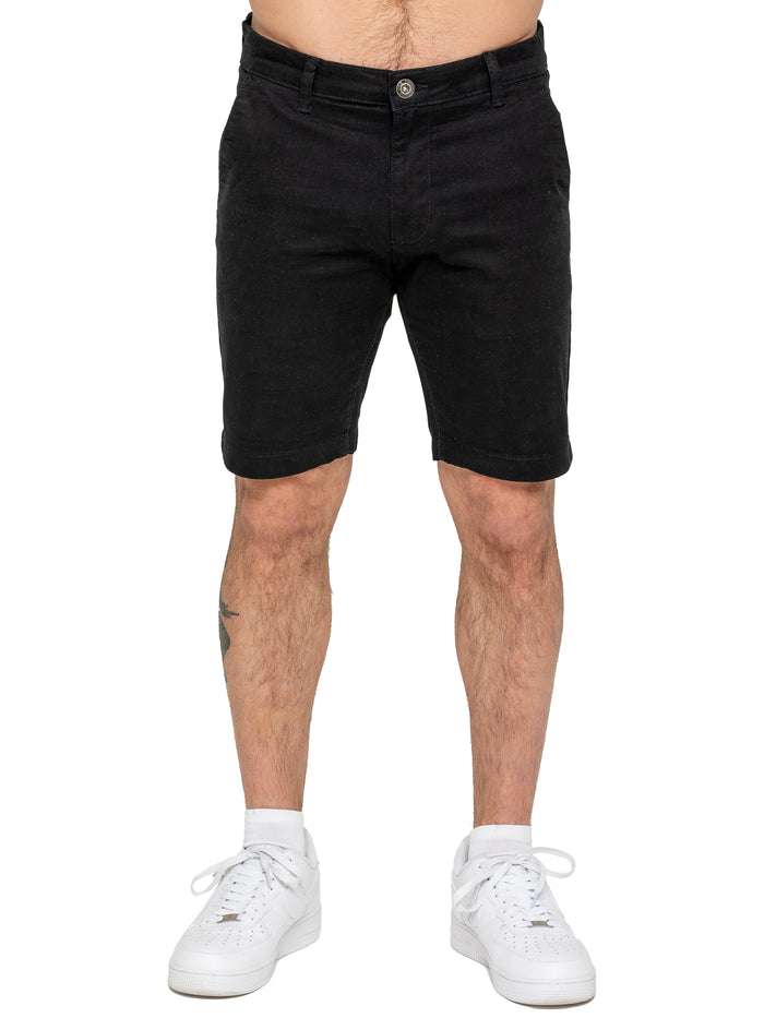 Enzo | Mens Stretch Chino Shorts