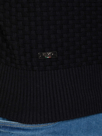 Enzo Milano | Mens Waffle Knit Jumper