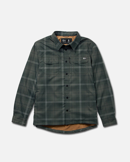 Fathom Ls Tech Shacket - Green
