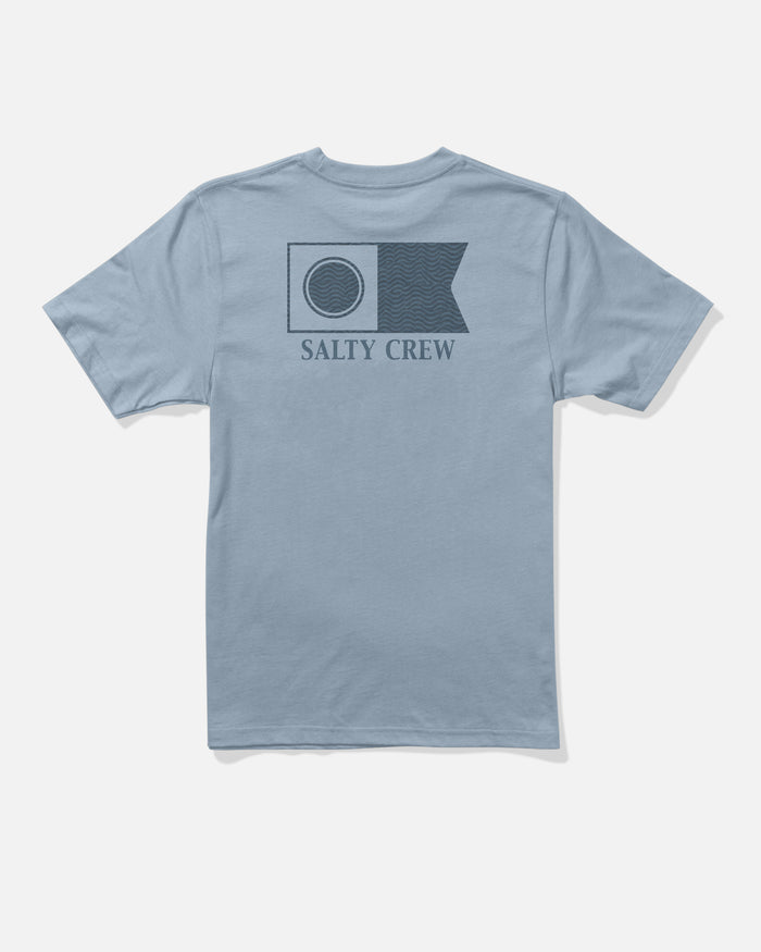 Flagship  Ss Tee Kids - Blue Fog