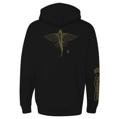 Flying Fish Hoodie - Black