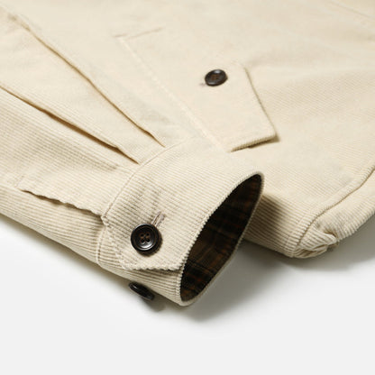 Frizmworks - Corduroy Buddy Harrington Jacket - Cream