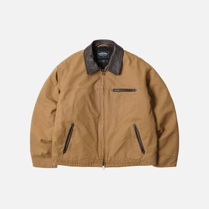 Frizmworks Heavy Canvas Destroyed Work Jacket - Tan