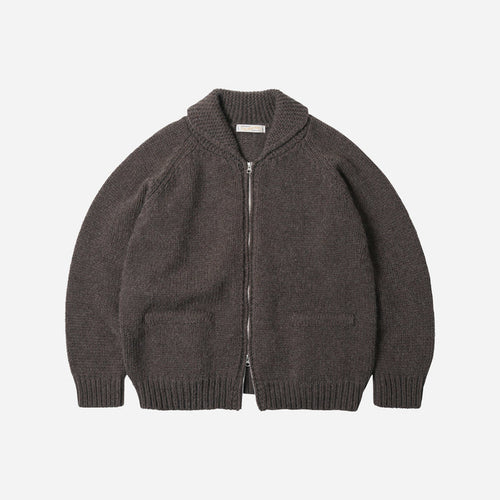 Frizmworks Heavy Cowichan Zip Up Cardigan - Sephia