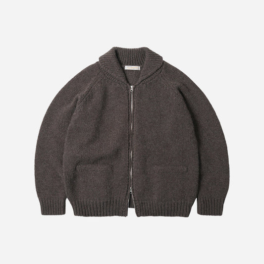 Frizmworks Heavy Cowichan Zip Up Cardigan - Sephia