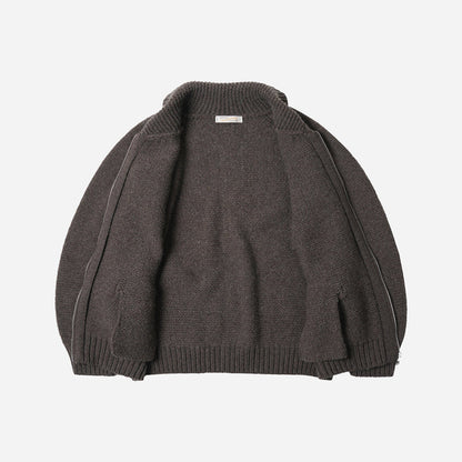 Frizmworks Heavy Cowichan Zip Up Cardigan - Sephia