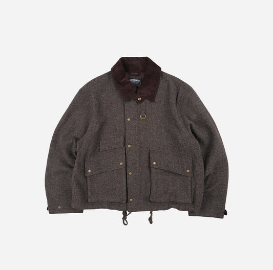 Frizmworks Herringbone Wool Hunting Jacket - Pine Brown