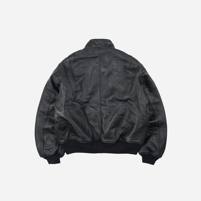 Frizmworks Lambskin Flight Jacket - Black