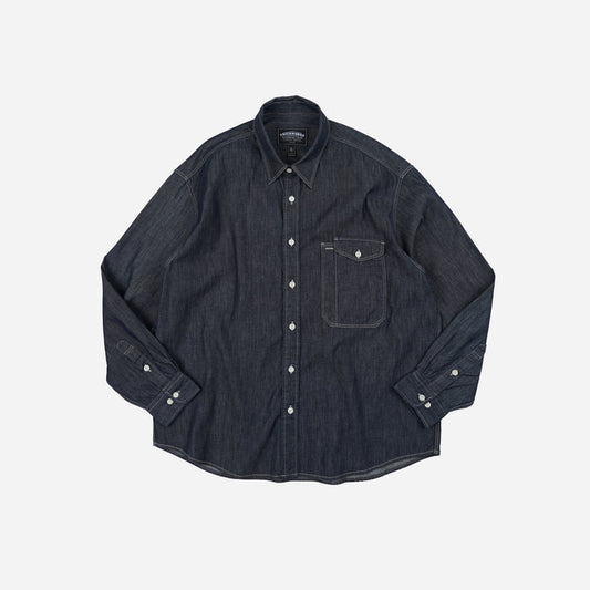 Frizmworks Utility Flap Pocket Denim Work Shirt - Indigo