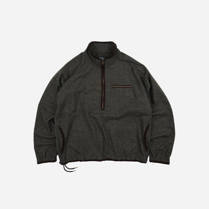 Frizmworks Wool Half Pullover - Forest Black