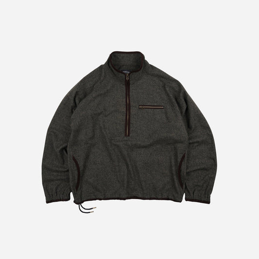 Frizmworks Wool Half Pullover - Forest Black
