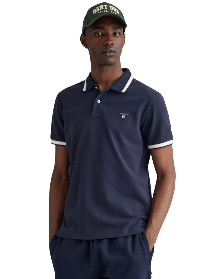 Gant | Mens Tipping Pique Polo Shirt