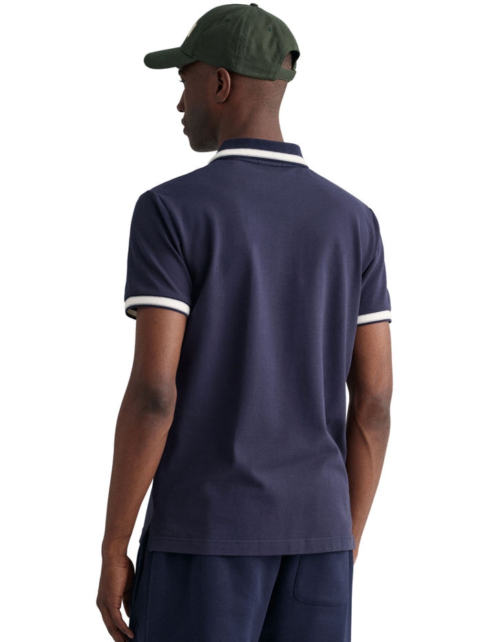 Gant | Mens Tipping Pique Polo Shirt