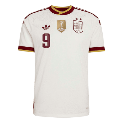 GAVI #9 Spain Away Player Version Jersey World Cup 2026 - Champion