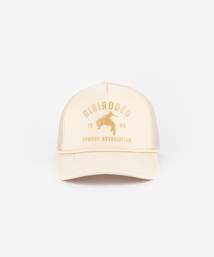 GIGI PIP - Gigi Rodeo Trucker Hat - Cream