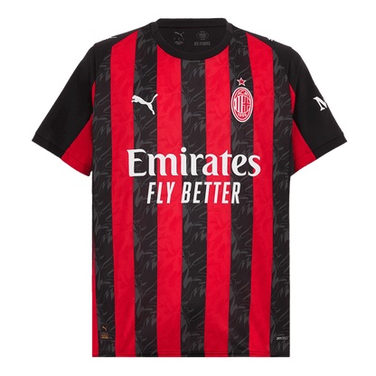 GIMENEZ #7 AC Milan Home Soccer Jersey 2025/26 Red&Black