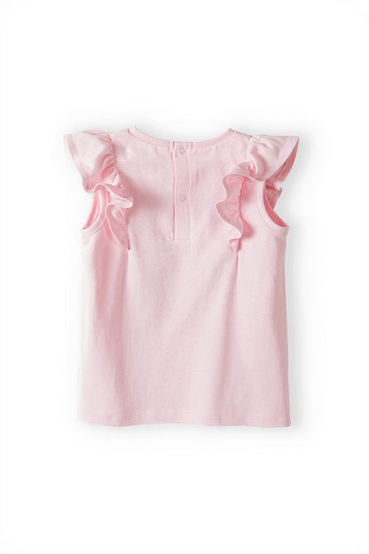 T-Shirt & Leggings Set, Zebra Print, Pink Spot - 4
