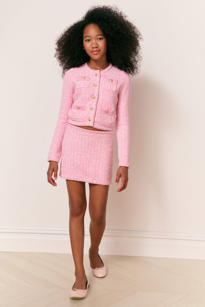 Girls Rubina Cotton Knit Skirt