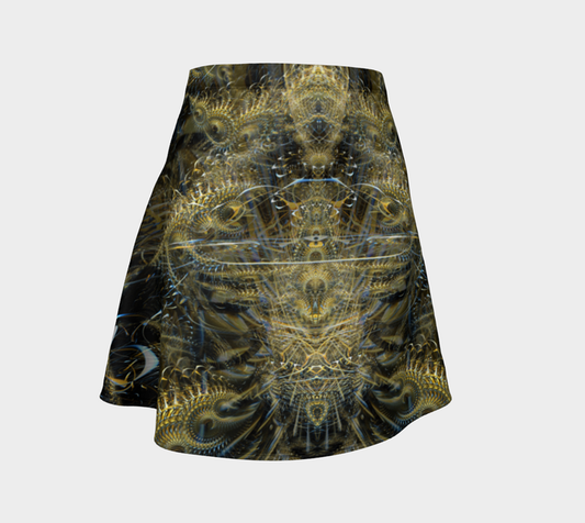 Give it a Whirl High Waist Flare Skirt