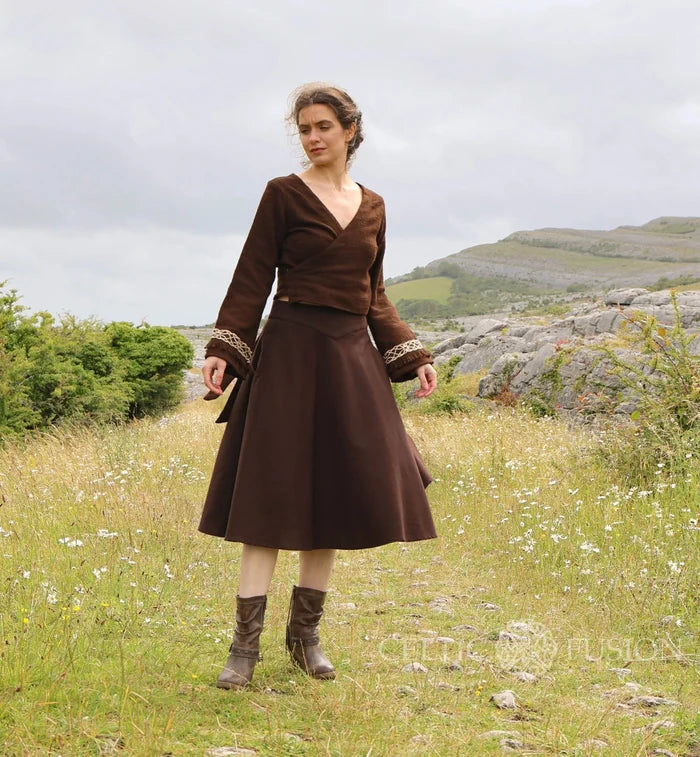 Celtic Fusion Design, Irish-designed folklore-inspired clothing created with a focus on sustainability, natural textures, and