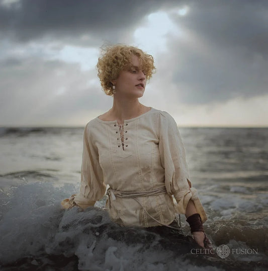 Celtic Fusion Design, Irish-designed folklore-inspired clothing created with a focus on sustainability, natural textures, and