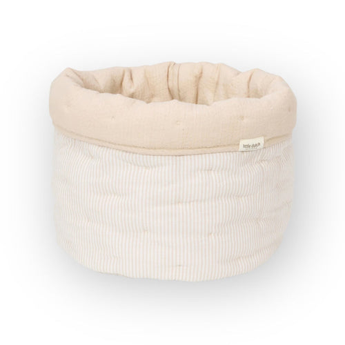 Grand panier de rangement | Pure soft beige