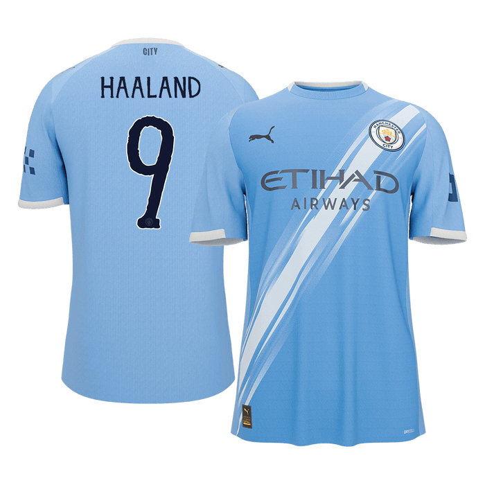 HAALAND #9 Manchester City Home Soccer Jersey 2025/26