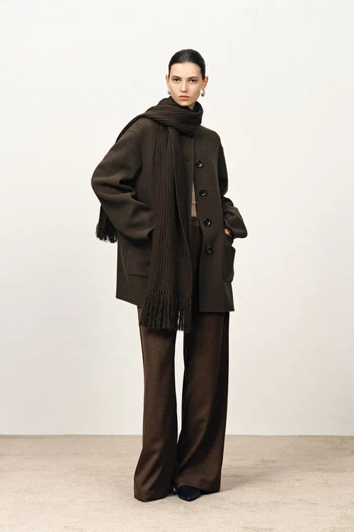 Hamida Coat in Double-Face Merino-Cashmere