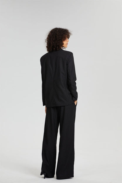 Hamida Cotton Stone Notched Jacket