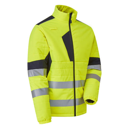 Hi Vis Eco Two Tone Thermal Baffle Jacket