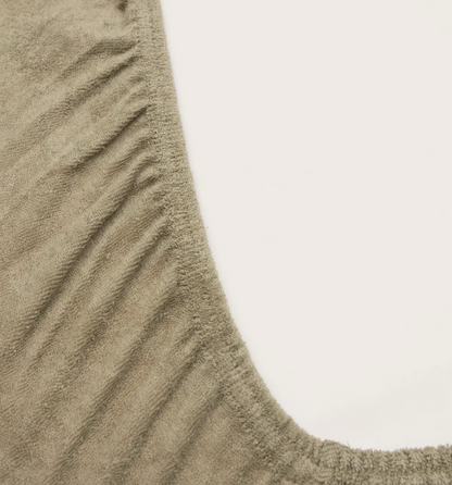 Housse Matelas à Langer | Éponge olive green