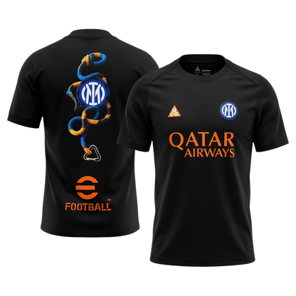 Inter Milan Pre-Match Soccer Jersey 2025/26 Black