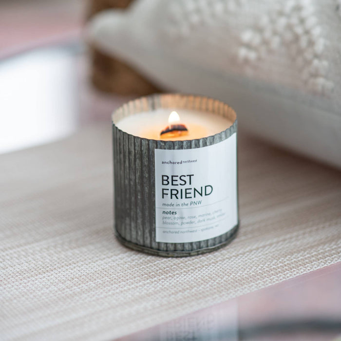Island Life Rustic Wood Wick Candle